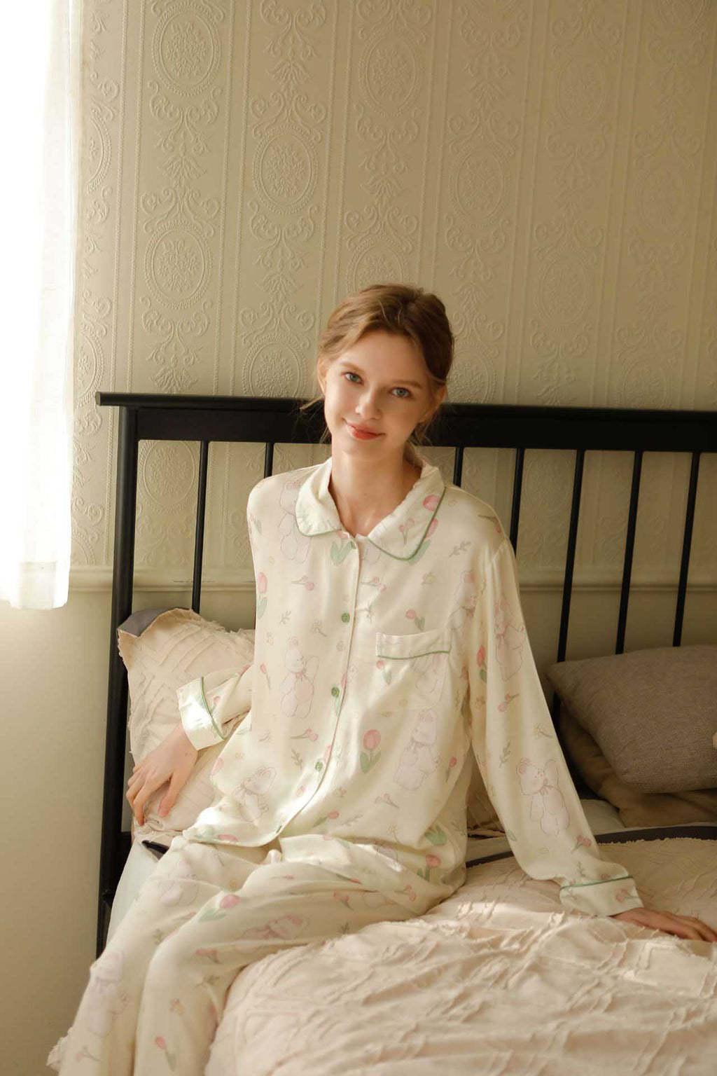 Modern Double Layer Bamboo Fiber Sleepwear