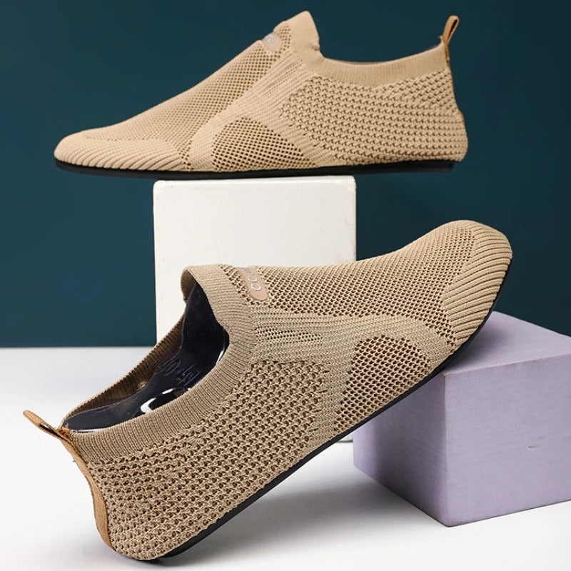 Mesh Knit Slides with Breathable Upper