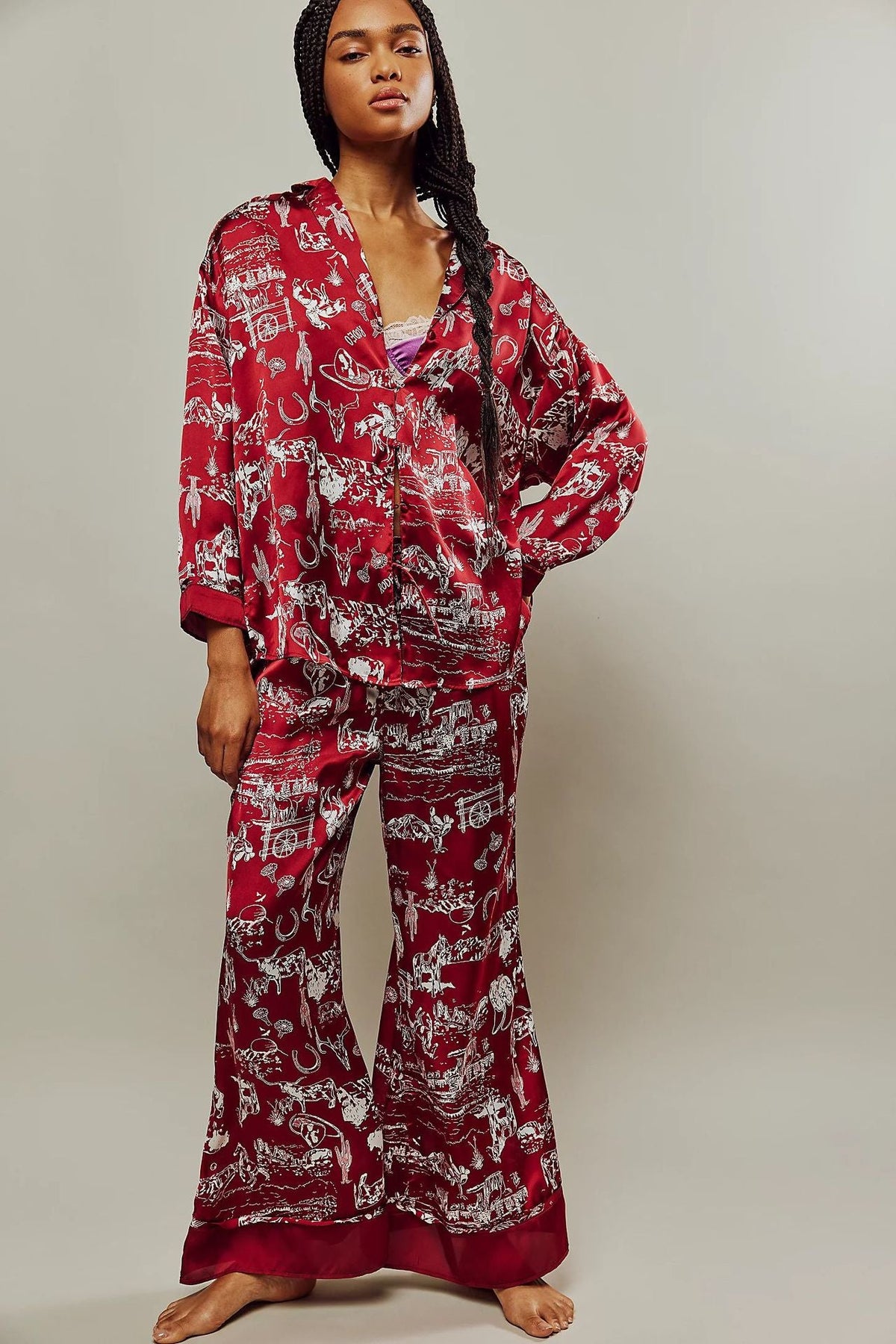 Coordinated Misty Combo Pajama Set