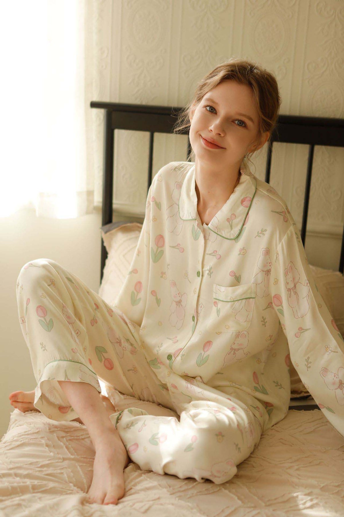 Modern Double Layer Bamboo Fiber Sleepwear