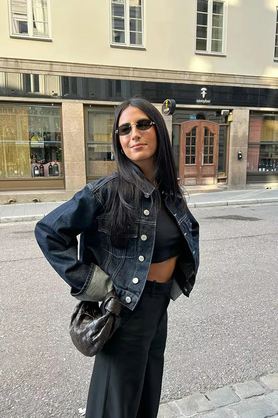 Coordinated 90s Retro Denim Set
