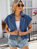 Vest with Blazer Collar
