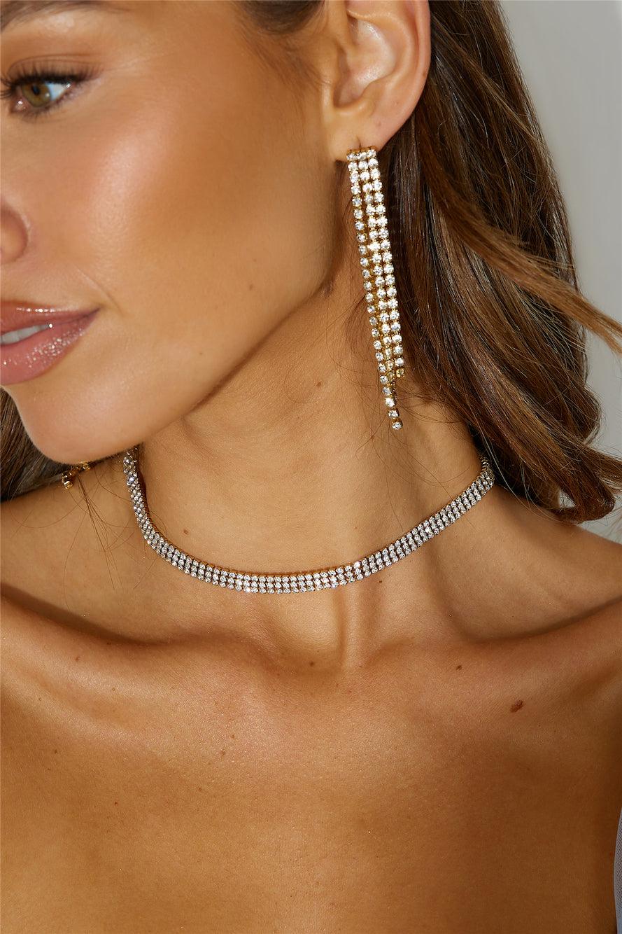 Statement 18k Gold Plated Queen Of All Necklace Gold