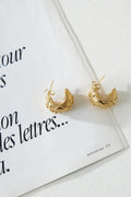 Statement 18k Gold Plated Designer Earrings Gold