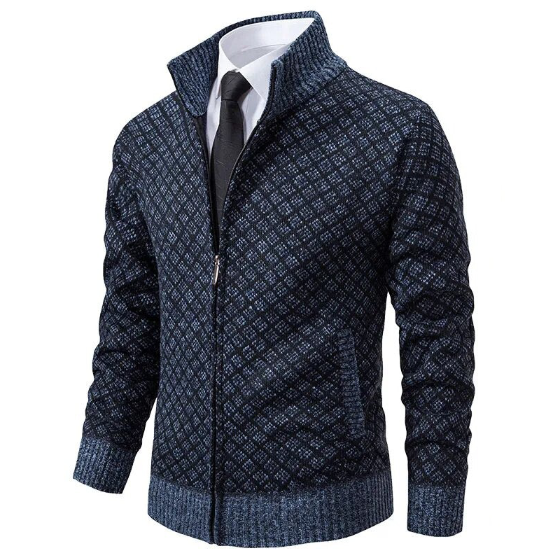Urban Jacket with Textured Knit