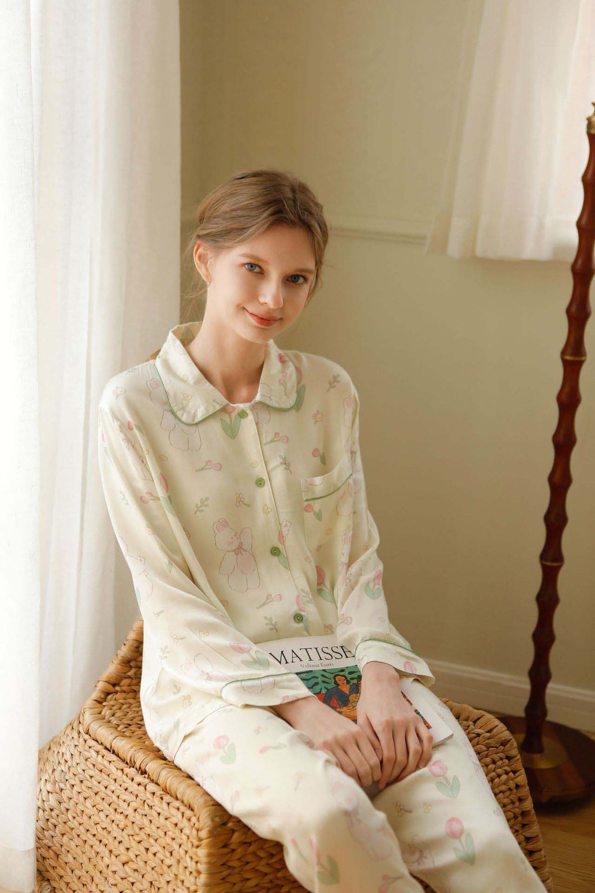 Modern Double Layer Bamboo Fiber Sleepwear