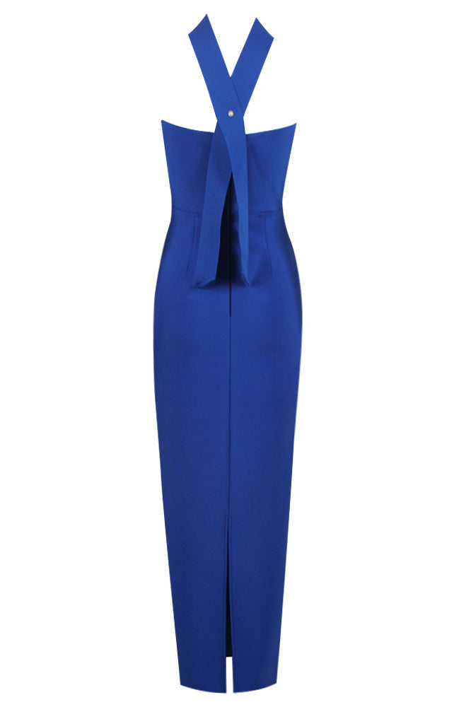 Holly Maxi-Length Dress - Blue