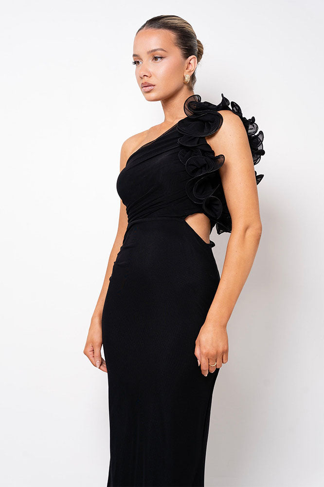 Sydney Fitted Maxi-Length Dress