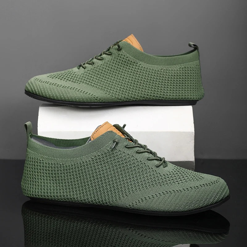 Mesh Knit Sneakers with Breathable Upper
