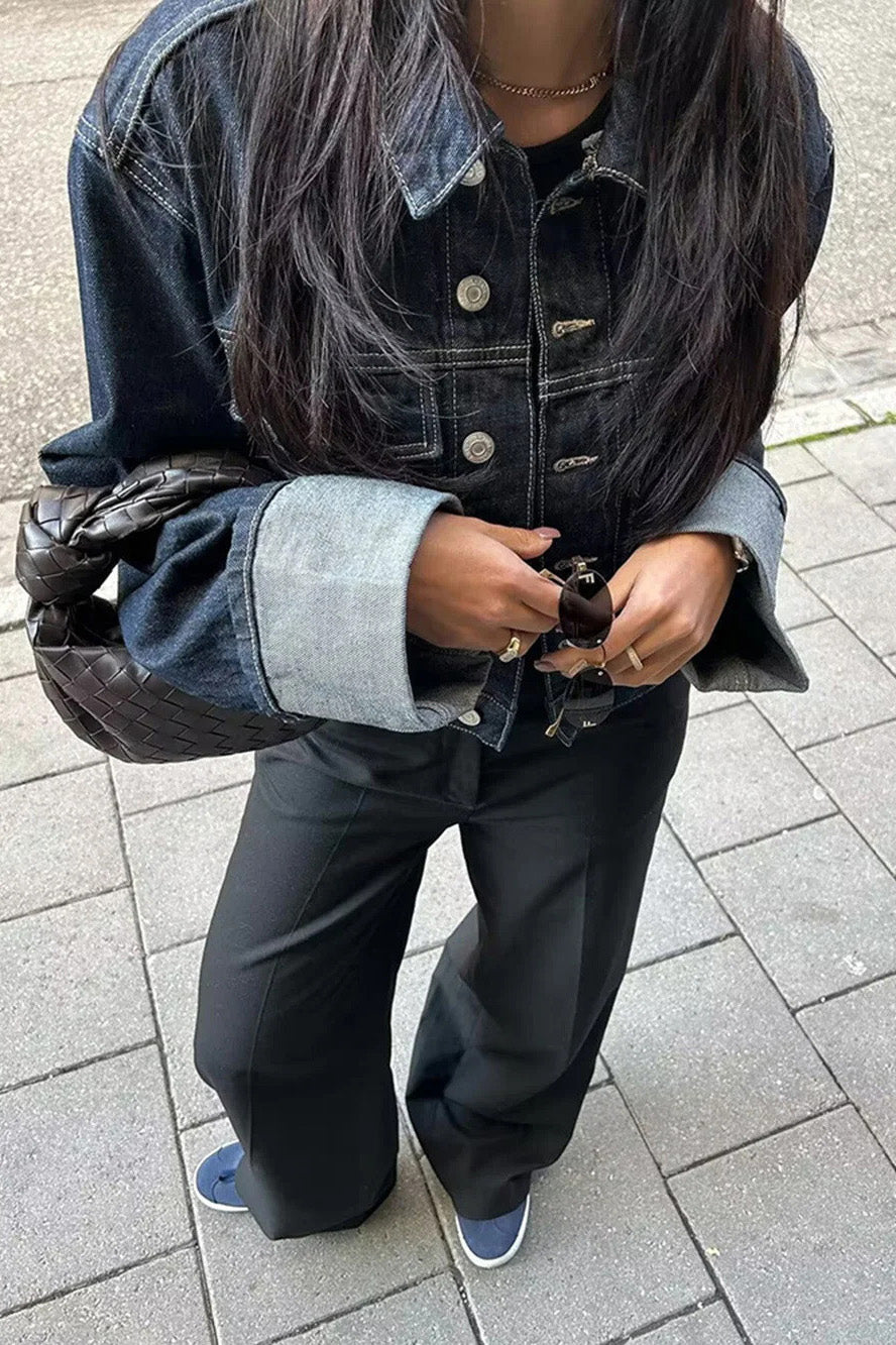 Coordinated 90s Retro Denim Set