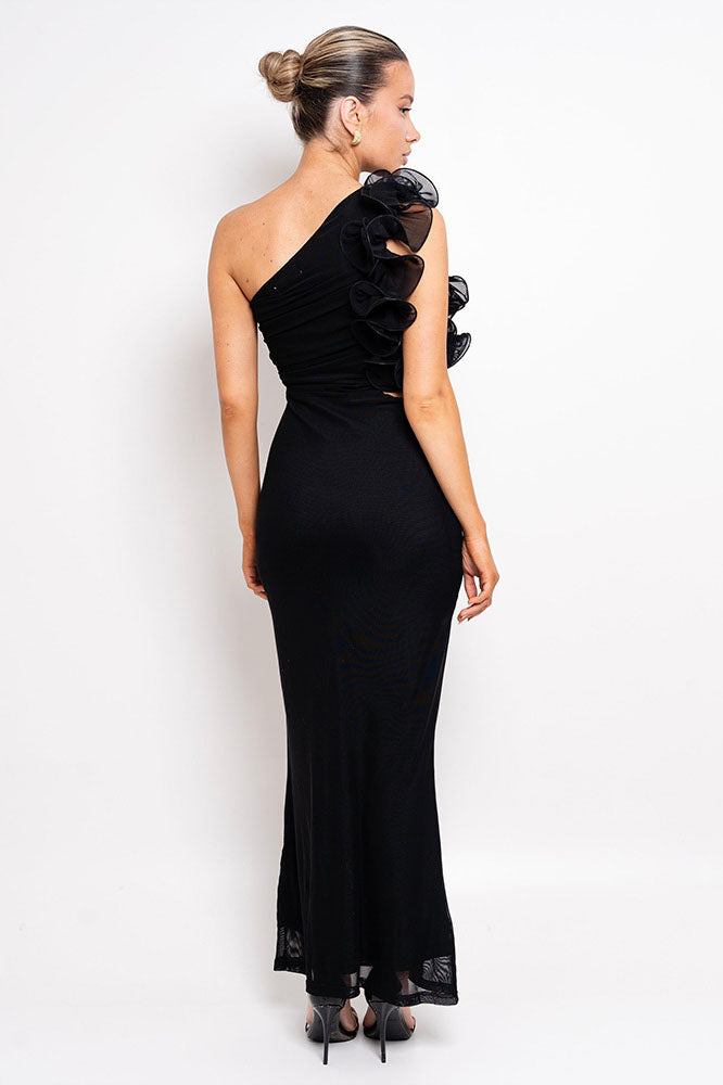 Sydney Fitted Maxi-Length Dress