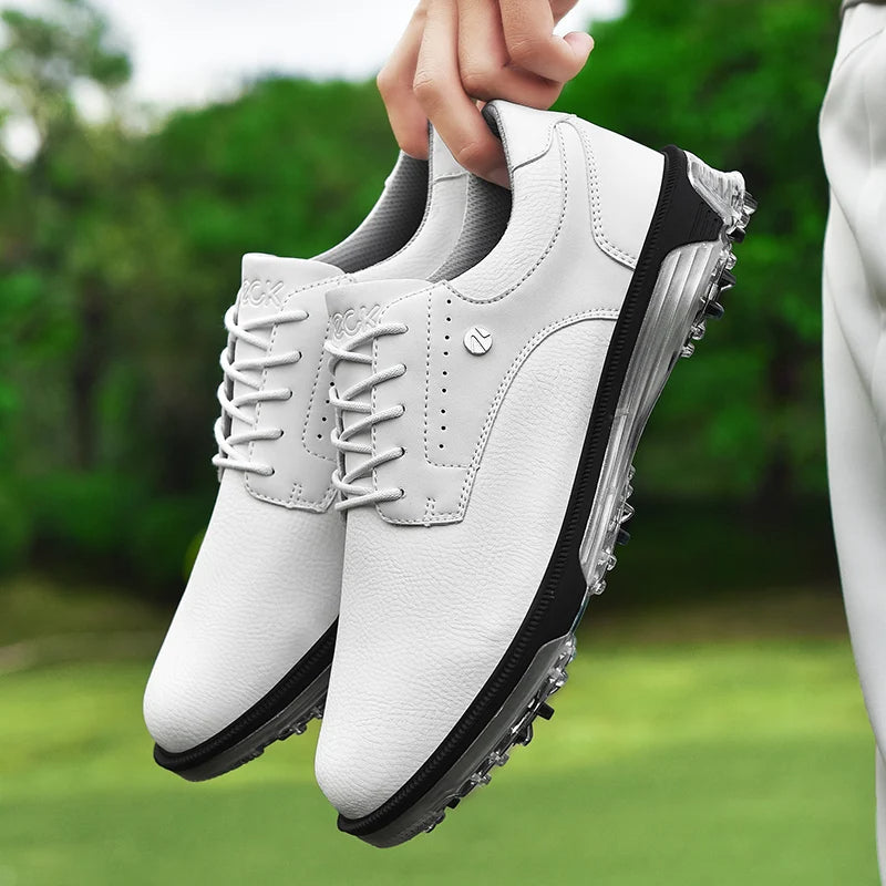 Full-Grain Leather Shoes with Waterproof Build