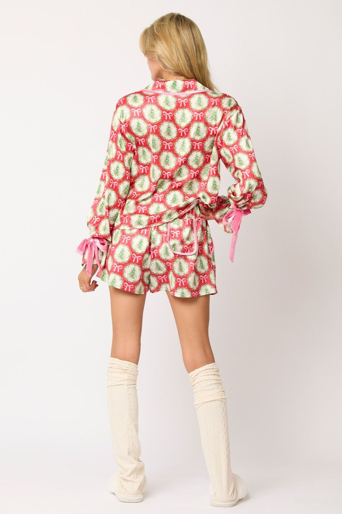 Coordinated Christmas Character Sprint Pajama Short Set