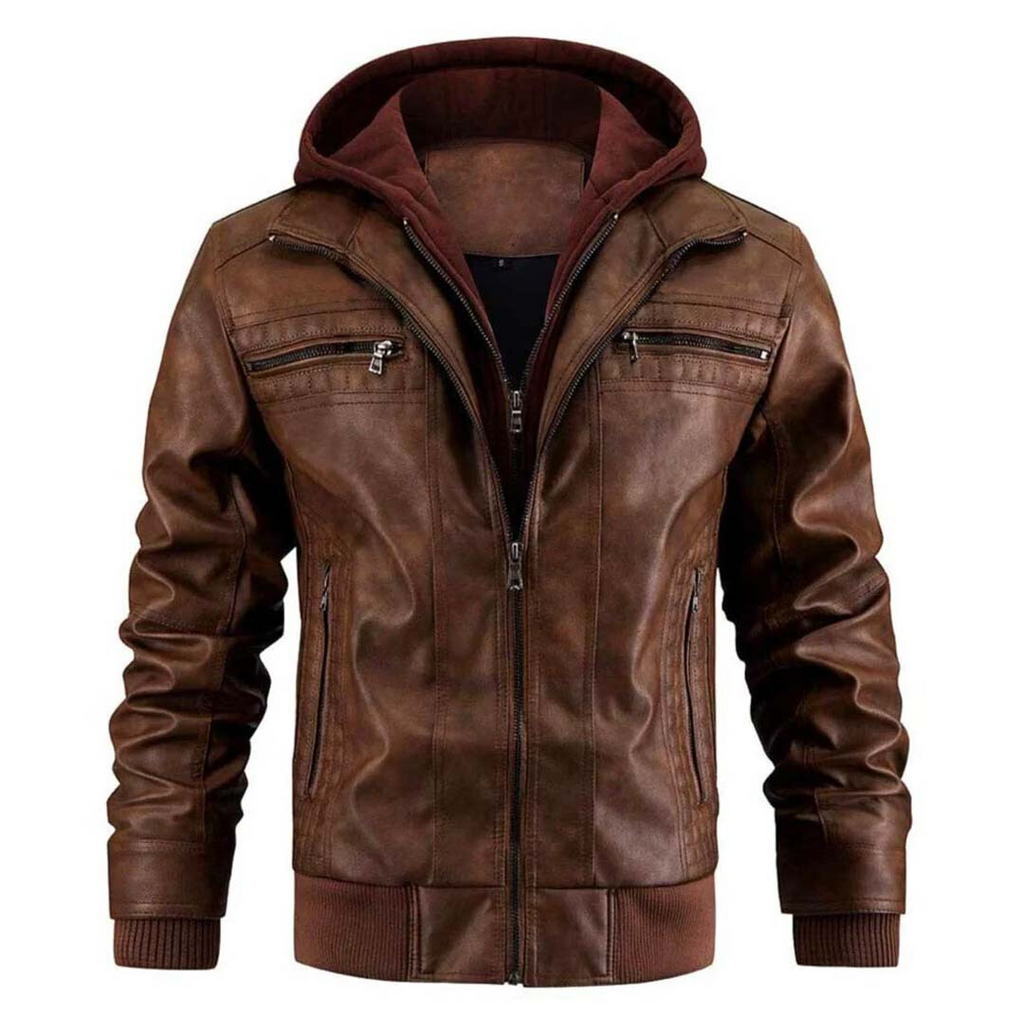 Leather Vest with Lined