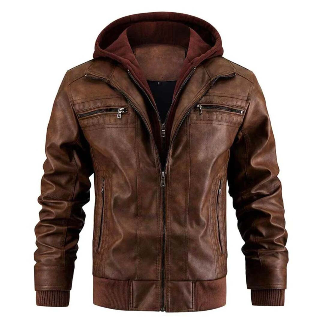 Leather Vest with Lined