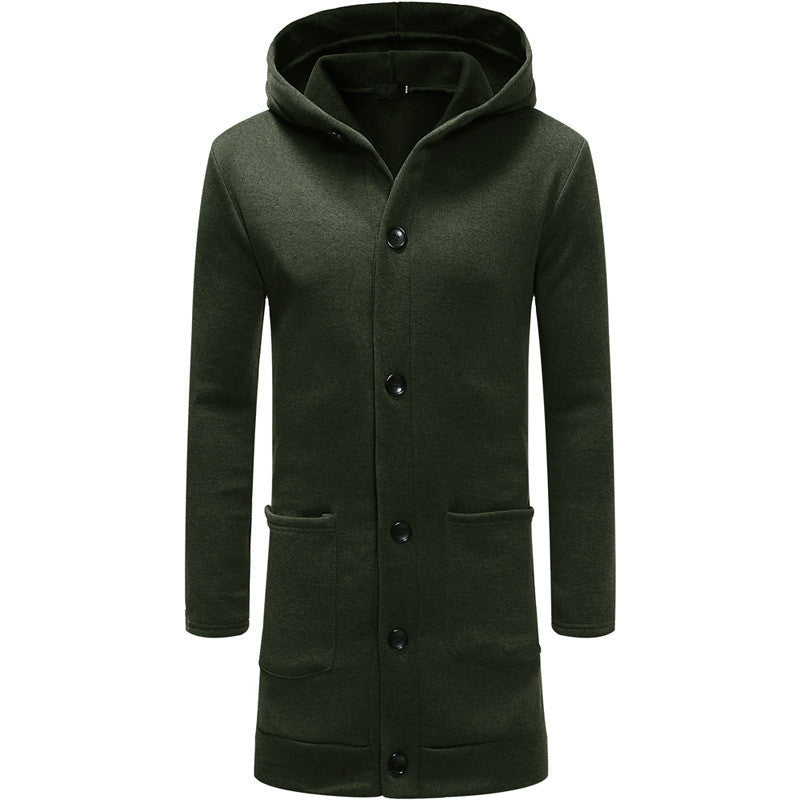 Wool Blend Sweater with Hood