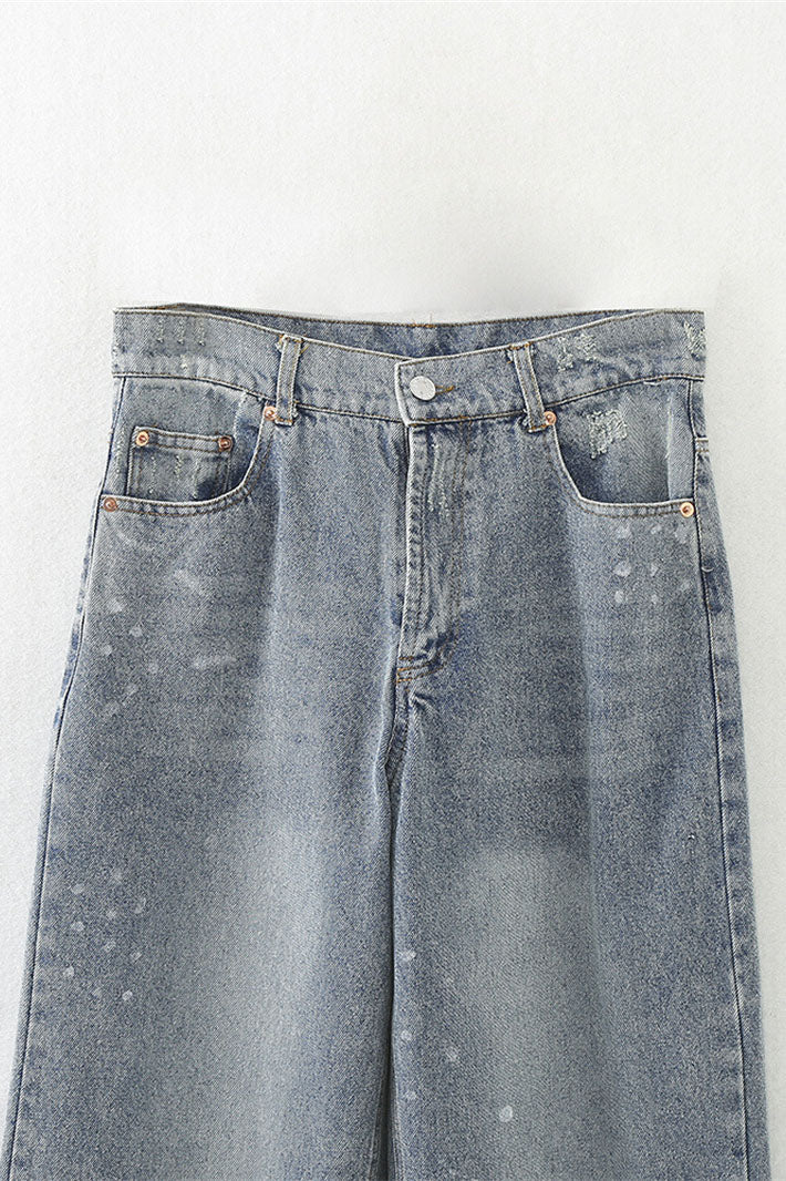 Modern Personalized Trendy Short Denim Suit