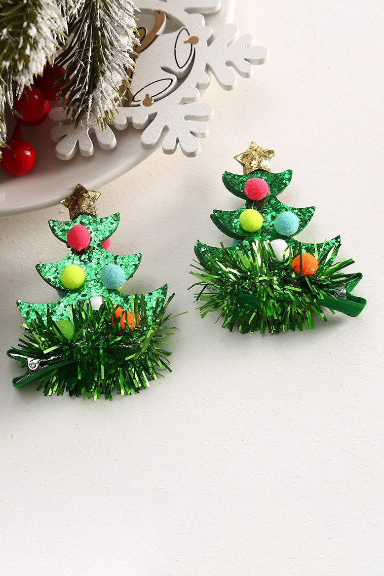 Modern Christmas Tree Hairpin