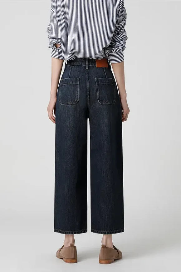 Old Money Retro Straight Jeans