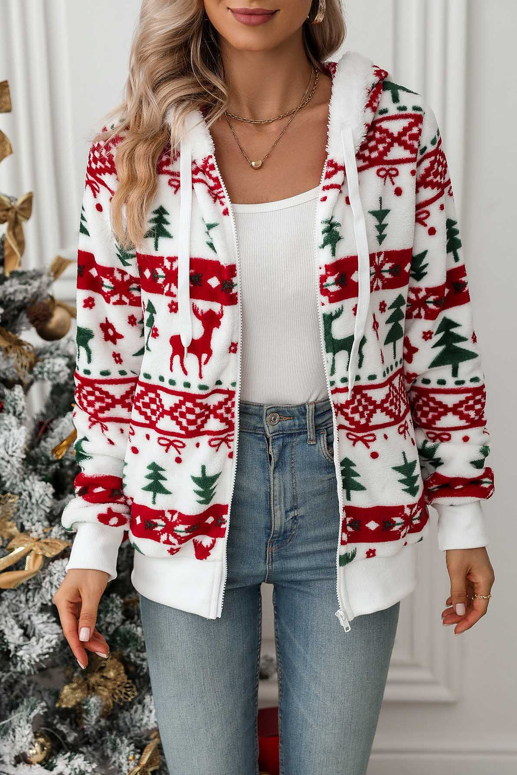 Festive Christmas Knit Cardigan