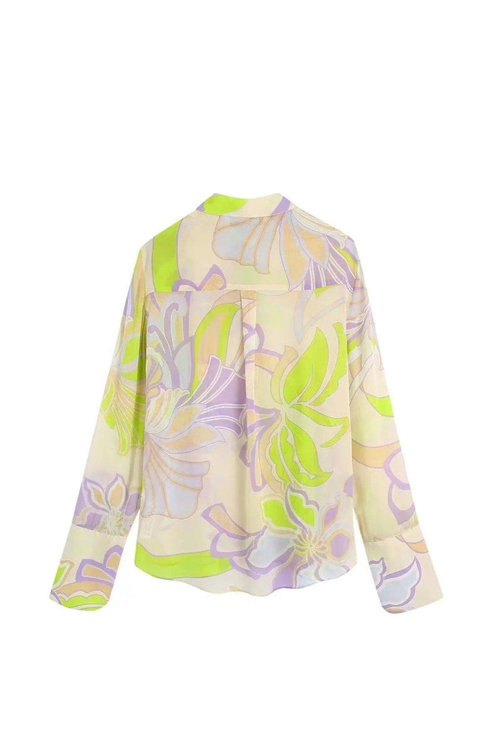 Flow Patterned Blouse Set