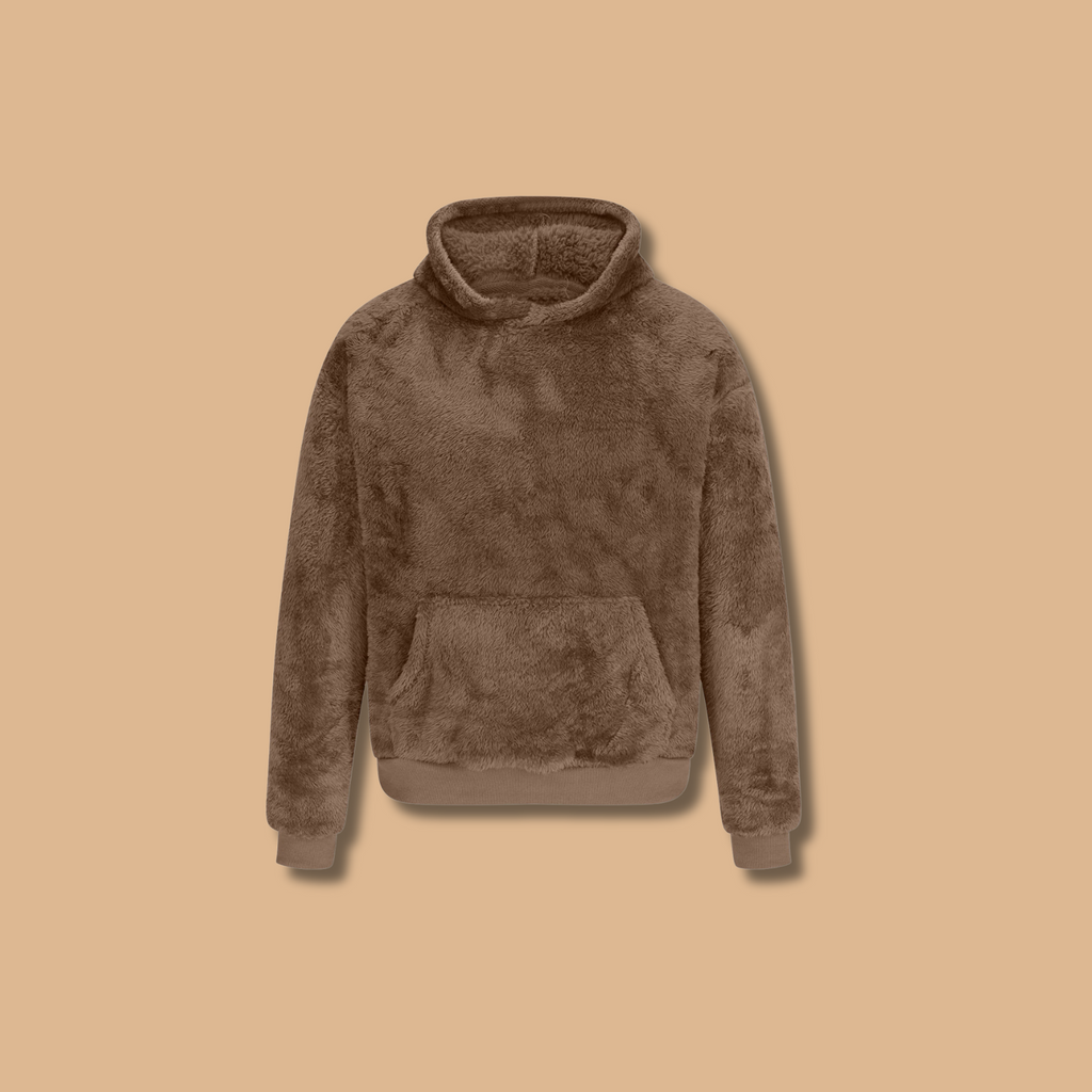 Corduroy Sweater with Fleece-Lined