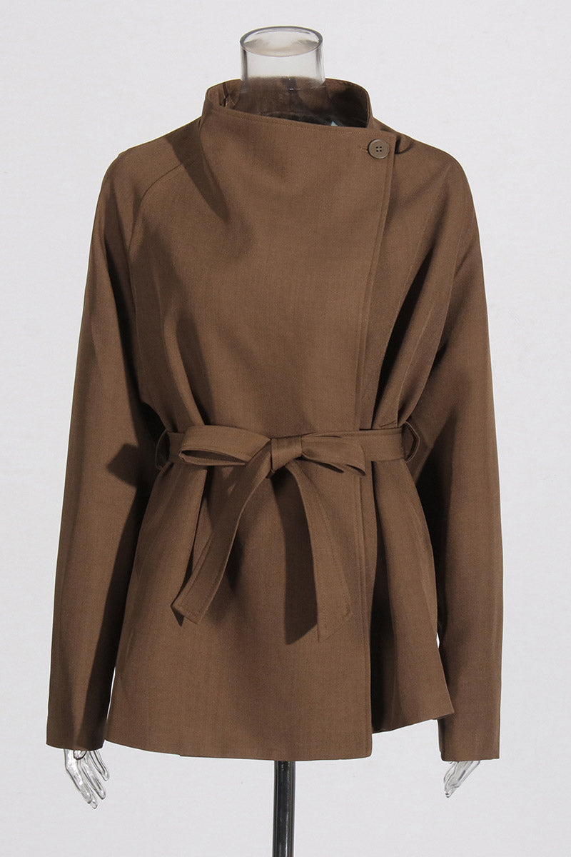 Modern Asymmetric Design Jacket