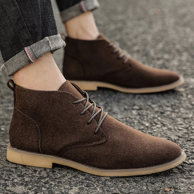 Suede Chukka Boots with All-Day Comfort