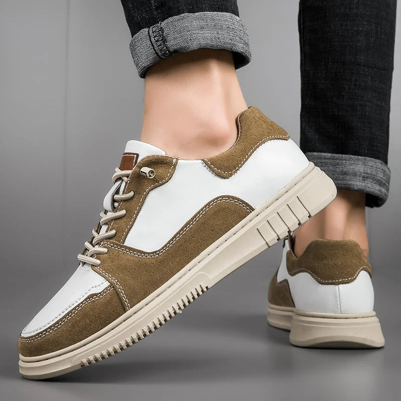 Leather Shoes with Cushioned Insole
