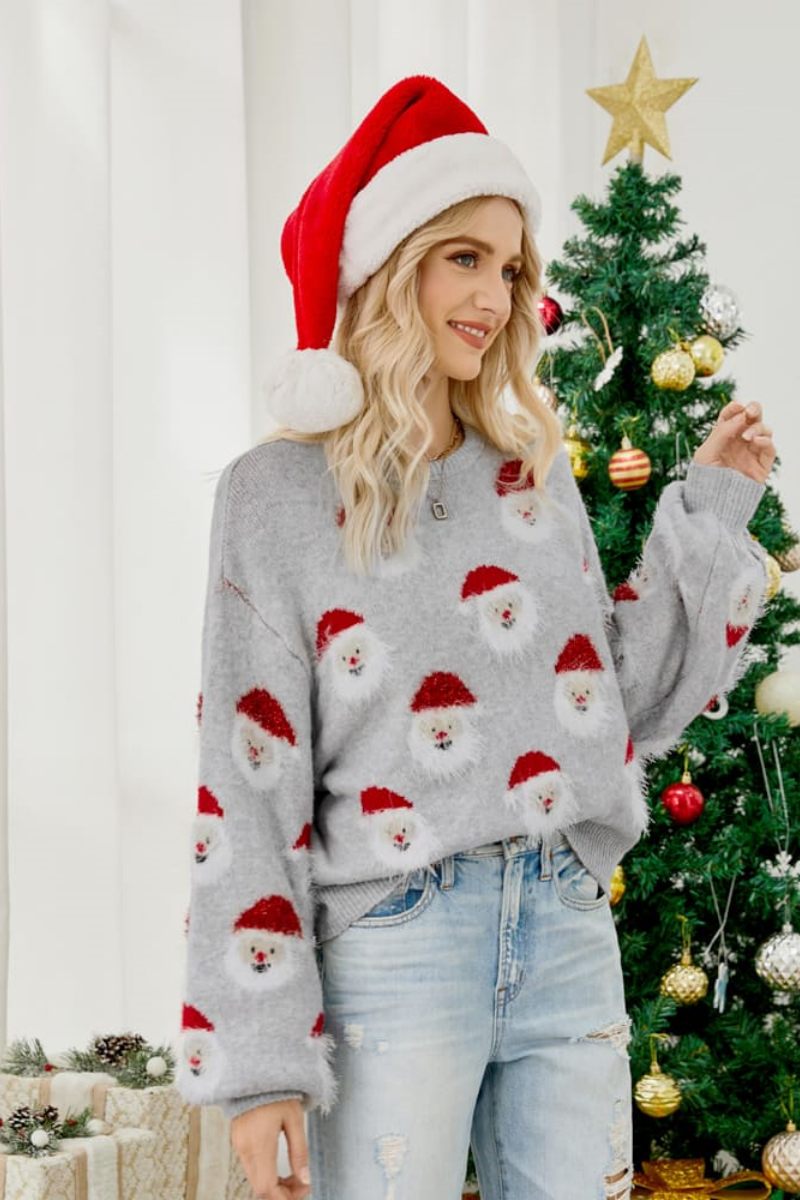 Santa Claus Knitted Knit Sweater