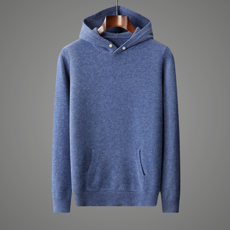 Breathable Wool Blend Hoodie