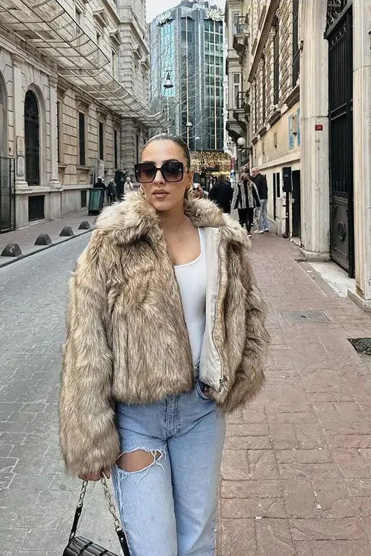 Modern Stylish Faux Leather Jacket