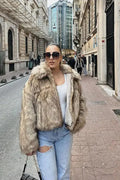 Modern Stylish Faux Leather Jacket