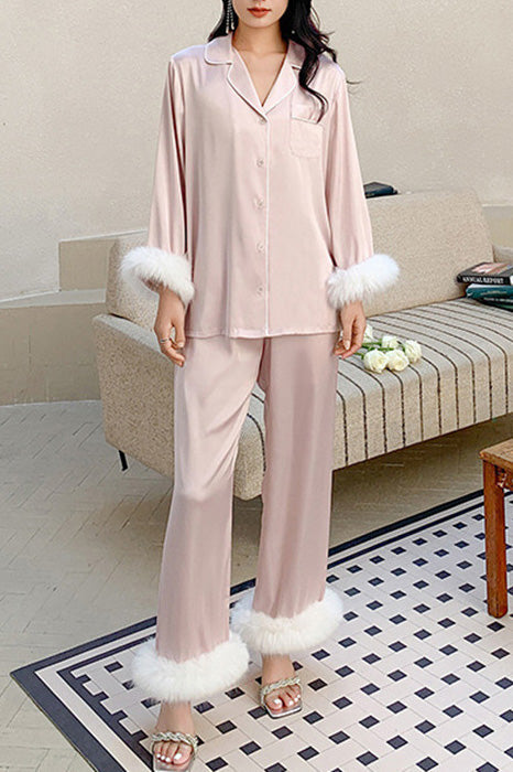 Coordinated Danica Pajama Set-Baby Pink