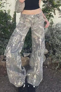 Camouflage Low-Rise Cargo
