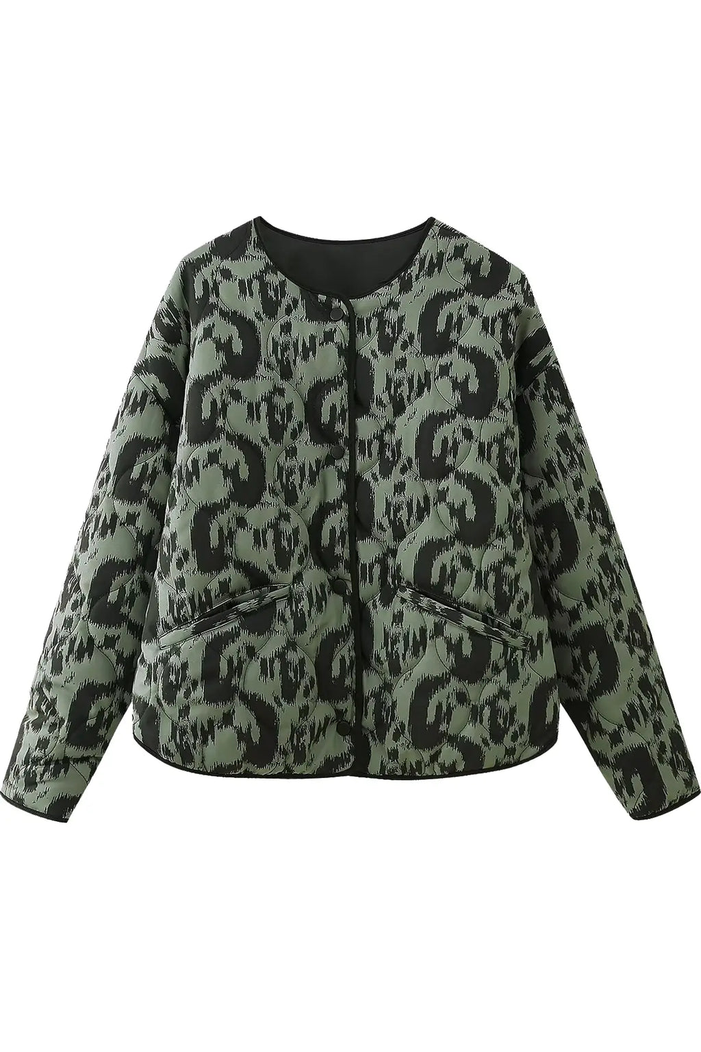 Floral Quilted Padded Jacket