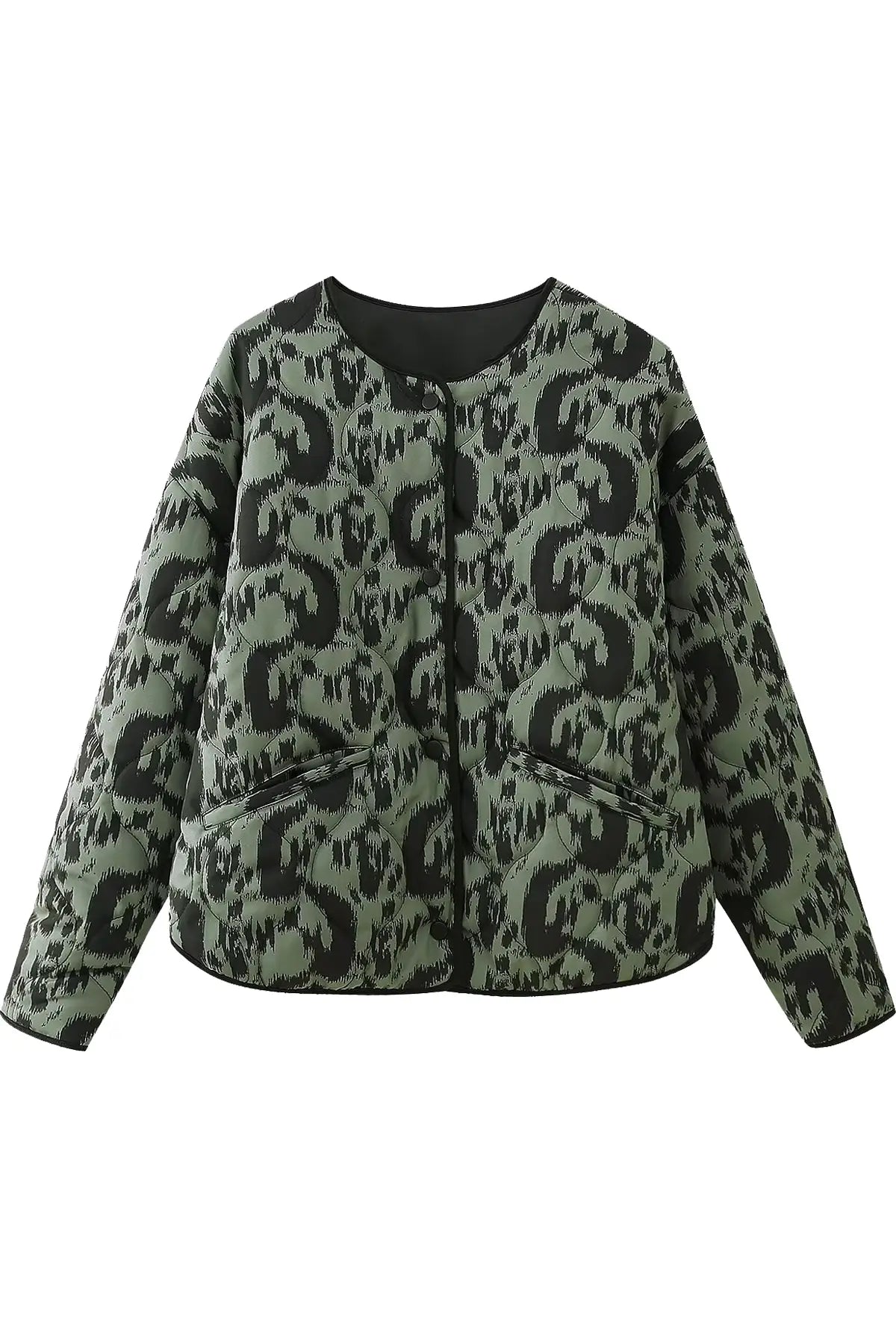 Floral Quilted Padded Jacket