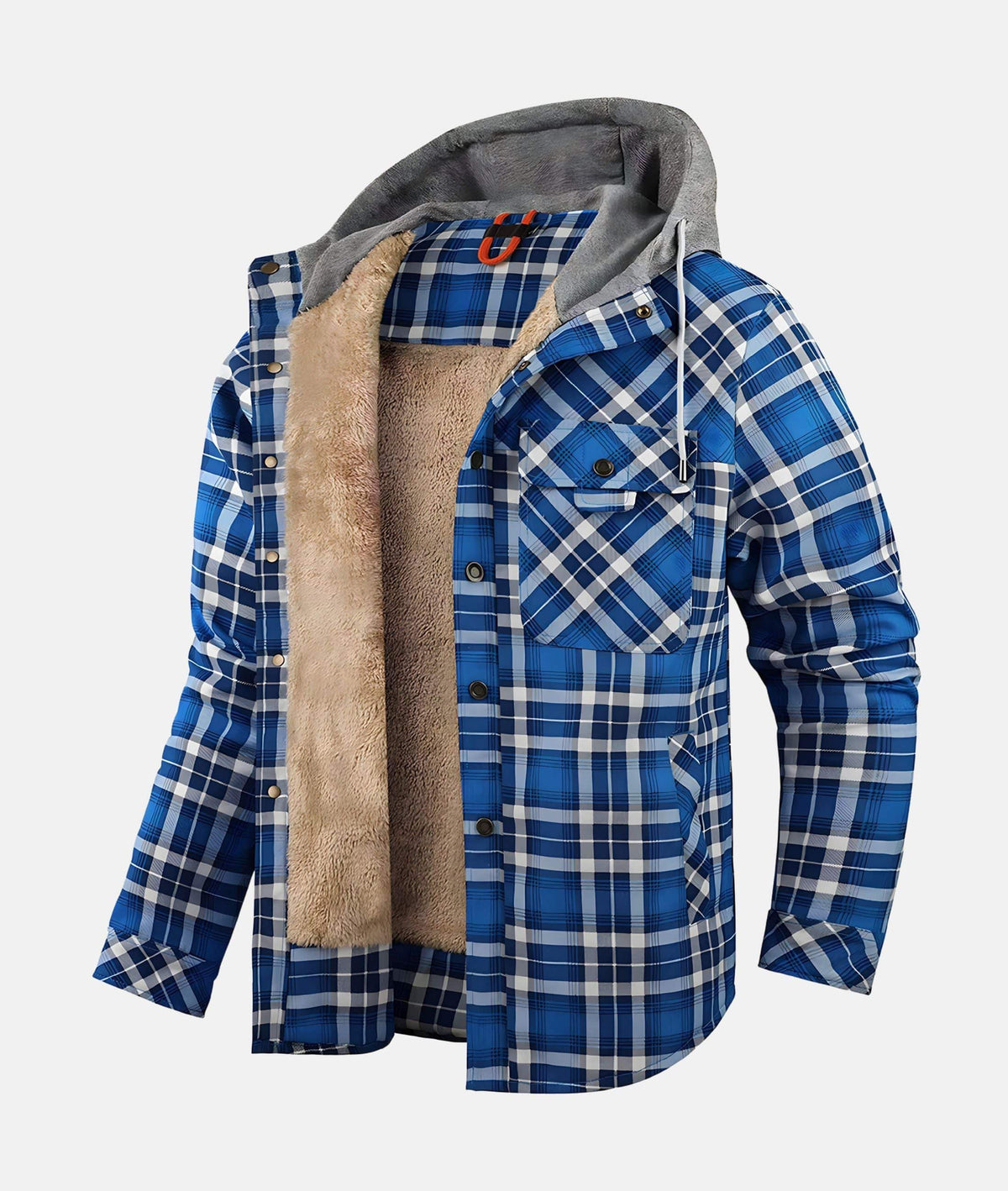 Lightweight Flannel Denim Jacket