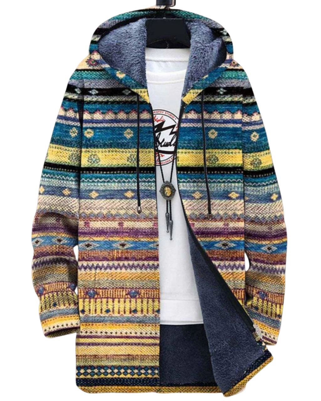 Warm Denim Cardigan