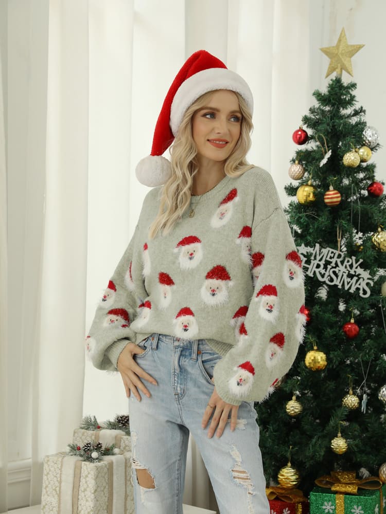 Santa Claus Knitted Knit Sweater