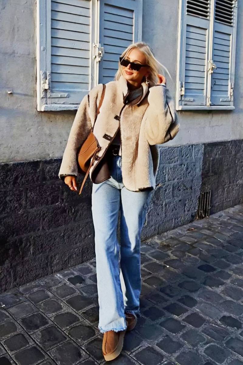 Modern Short Pile Jacket