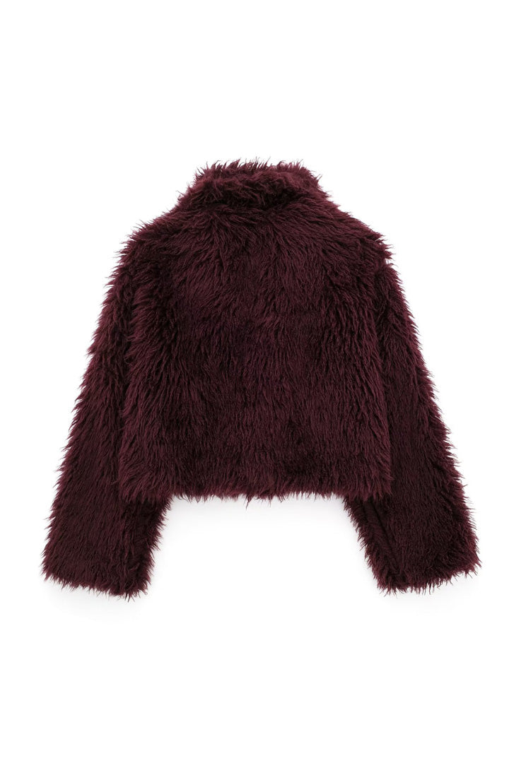 Modern Lapel Fur Jacket