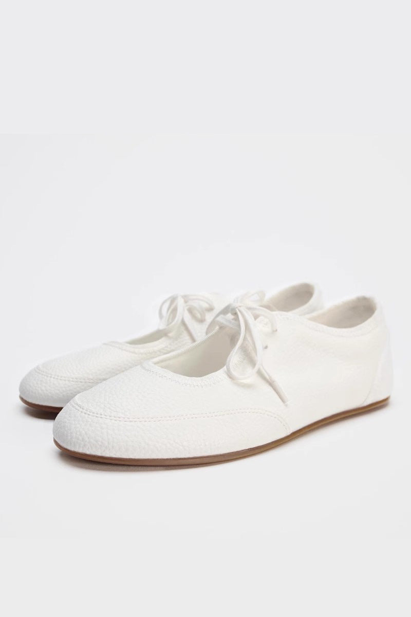 Modern Ballet Flats With Laces