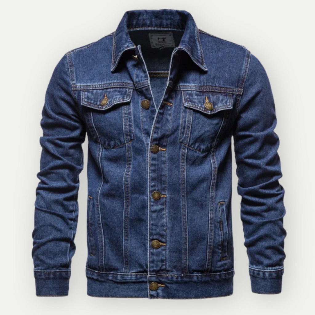 Denim Jacket with Longline Cut