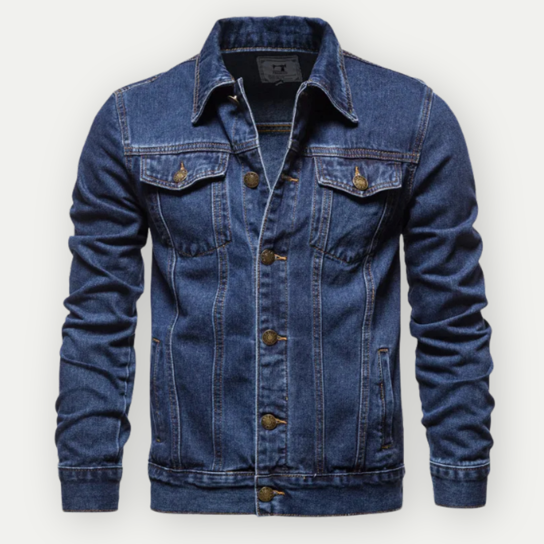 Denim Jacket with Longline Cut