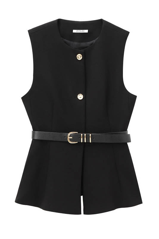 Urban Sleeveless Blazer & Trousers Set