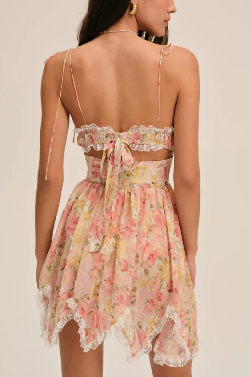 Elea Asymmetrical Mini-Length Dress