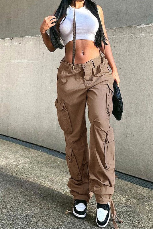 Street Style Denim Trousers