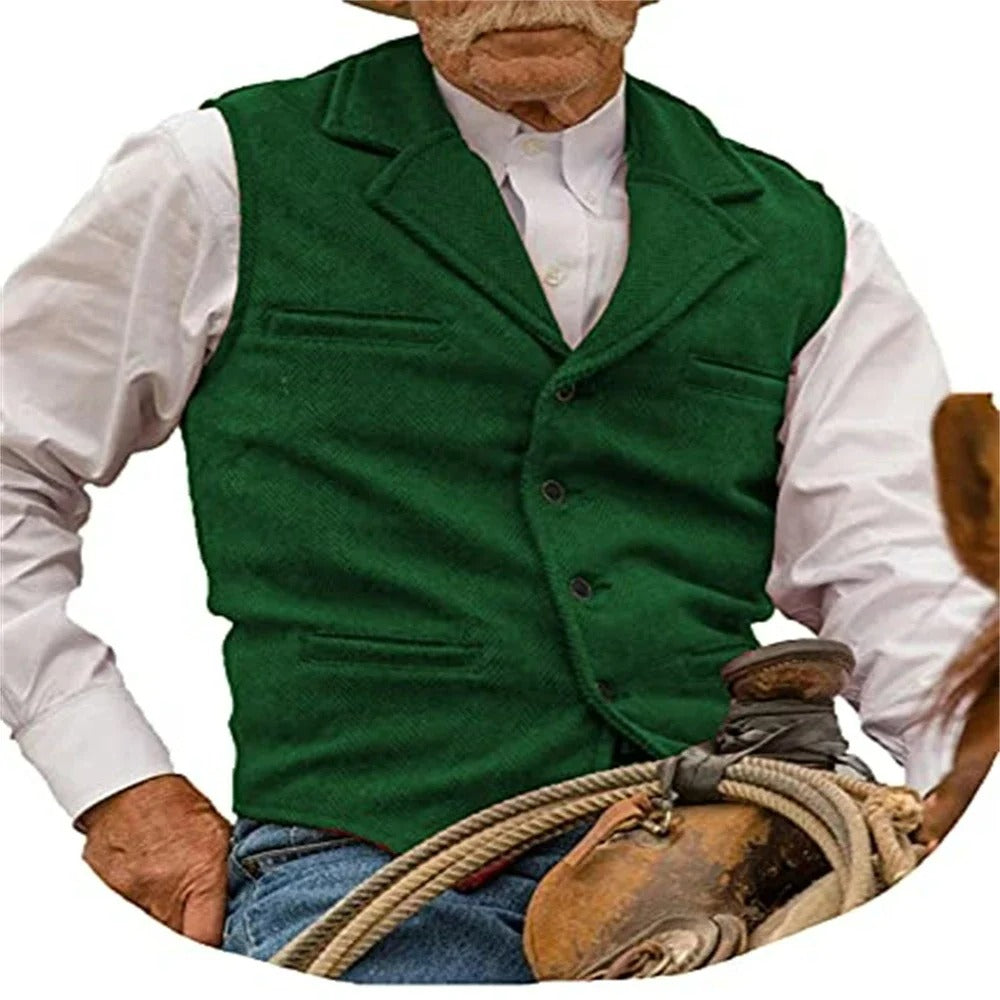 Classic Vest with Textured Knit