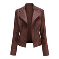 Leather Jacket in Washed Lambskin
